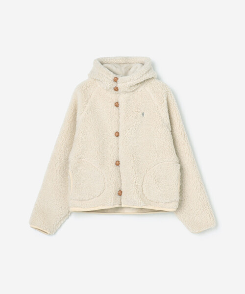 Gymphlex | ボア フードショートジャケット WOMEN（その他アウター