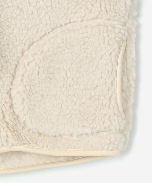 GYMPHLEX(ジムフレックス)の「Gymphlex | ボア フードショートジャケット WOMEN(その他アウター・レディース・アイボリー/グレー系その他・14)」の7枚目の写真