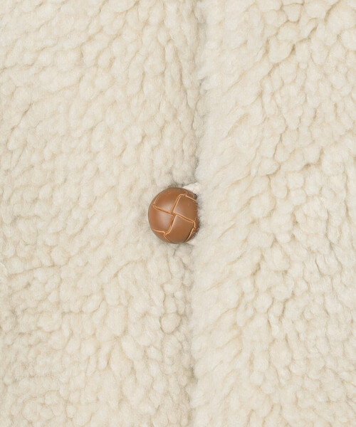 GYMPHLEX(ジムフレックス)の「Gymphlex | ボア フードショートジャケット WOMEN(その他アウター・レディース・アイボリー/グレー系その他・14)」の10枚目の写真