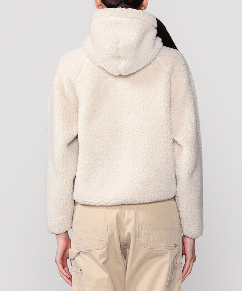 GYMPHLEX(ジムフレックス)の「Gymphlex | ボア フードショートジャケット WOMEN(その他アウター・レディース・アイボリー/グレー系その他・14)」の13枚目の写真