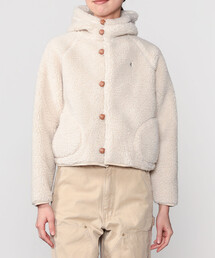 GYMPHLEX | Gymphlex | ボア フードショートジャケット WOMEN(その他アウター)