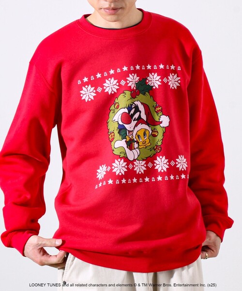 GOOD ROCK SPEED（グッドロックスピード）の「【GOOD ROCK SPEED/グッドロックスピード】クリスマススウェット（スウェット・メンズ・ホワイト/アッシュグレー/レッド・M/L）」の10枚目の写真