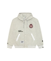 AAPER "Baseball" BUTTON SWEAT HOODIE