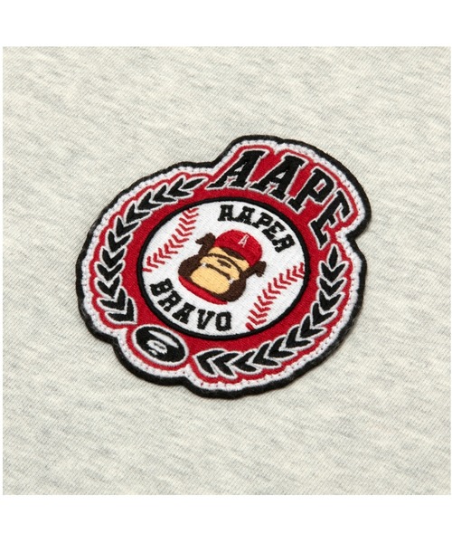 AAPE BY A BATHING APE（エーエイプバイアベイシングエイプ）の「AAPER "Baseball" BUTTON SWEAT HOODIE（パーカー・メンズ・オフホワイト・LARGE/MEDIUM/SMALL/X-LARGE/X-SMALL）」の3枚目の写真