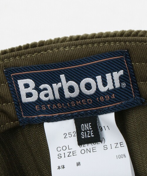 Barbour（バブアー）の「＜Barbour＞Prestonコーデュロイキャップ（キャップ・メンズ・オリーブ・FREE）」の11枚目の写真