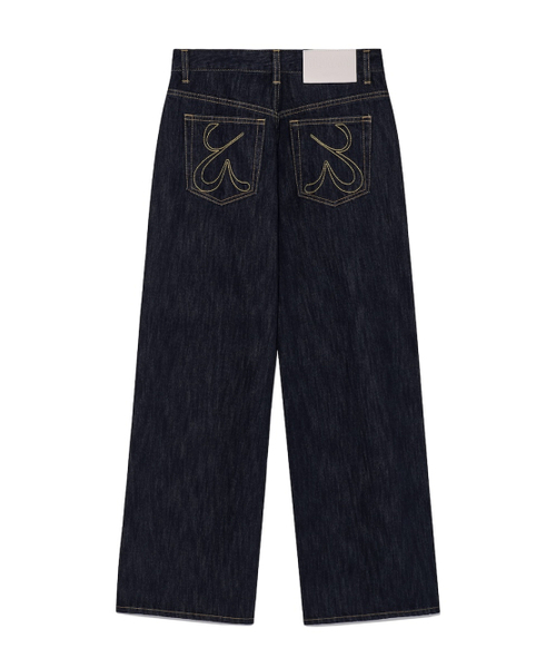 GLOWNY（グロウニ―）の「THE HANNAH JEANS (DEEP BLUE)（デニムパンツ・レディース・その他・SMALL）」の2枚目の写真