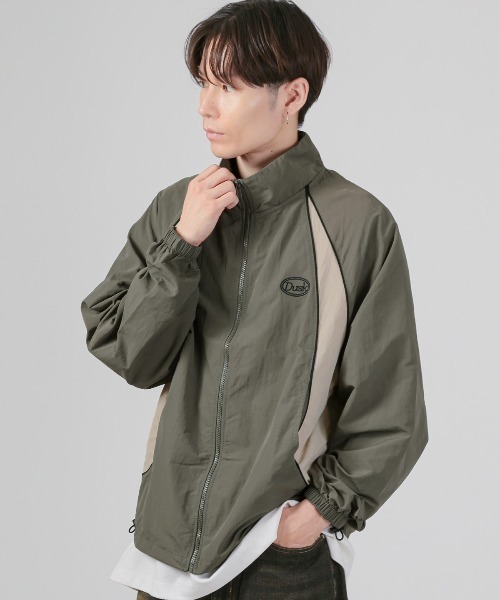 LUXSTYLE(ラグスタイル)の「ナイロンスタンドジャケット(ナイロンジャケット・メンズ・ベージュ/ブラック/カーキ・M/XL/L)」の12枚目の写真