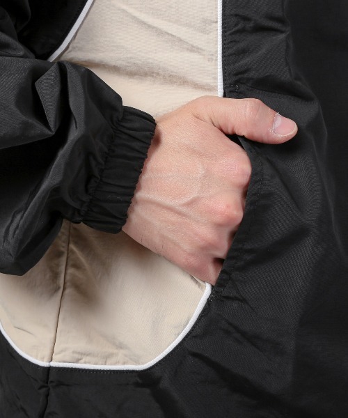 LUXSTYLE(ラグスタイル)の「ナイロンスタンドジャケット(ナイロンジャケット・メンズ・ベージュ/ブラック/カーキ・M/XL/L)」の20枚目の写真