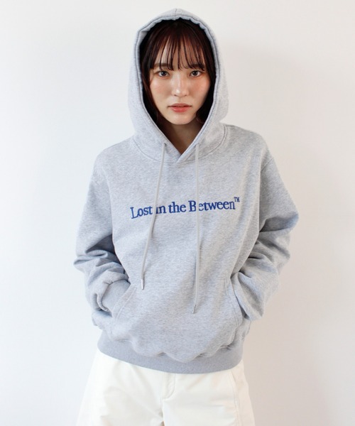 ABYS(アビス)の「ロゴ刺繍パーカー/フーディ(パーカー・レディース・ブラウン/ネイビー/杢グレー・FREE)」の15枚目の写真