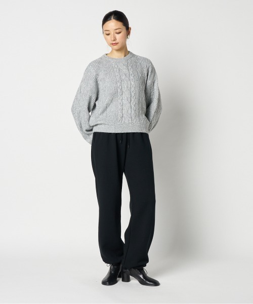 HELIOPOLE（エリオポール）の「CABLE SPANGLE KNIT（ニット/セーター・レディース・ホワイト/ライトグレー・38）」の15枚目の写真