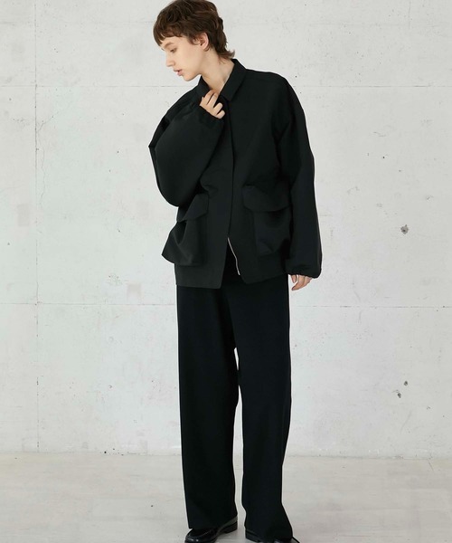 セール】【LA PEAU DE GEM】antipilling knit pants/アンチピリング