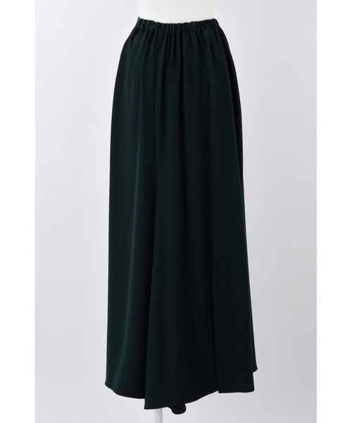 ENFOLD（エンフォルド）の「PEツイル ランダムスリットスカート（スカート・レディース・ブラック/ダークグリーン・36/38）」の6枚目の写真