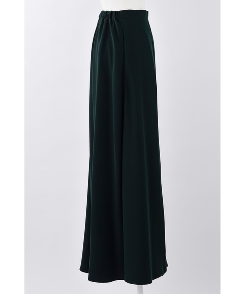 ENFOLD（エンフォルド）の「PEツイル ランダムスリットスカート（スカート・レディース・ブラック/ダークグリーン・36/38）」の5枚目の写真