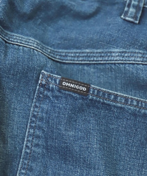 OMNIGOD（オムニゴッド）の「[OMNIGOD womens / オムニゴッド] 8ozデニム ルーズイージーペインターパンツ（デニムパンツ・レディース・インディゴブルー・1/0）」の14枚目の写真