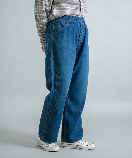 OMNIGOD（オムニゴッド）の「[OMNIGOD womens / オムニゴッド] 8ozデニム ルーズイージーペインターパンツ（デニムパンツ・レディース・インディゴブルー・1/0）」の2枚目の写真