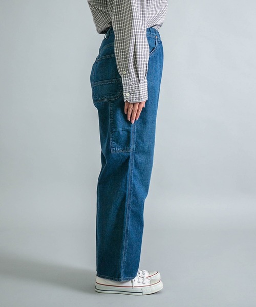 OMNIGOD womens / オムニゴッド] 8ozデニム ルーズイージーペインター