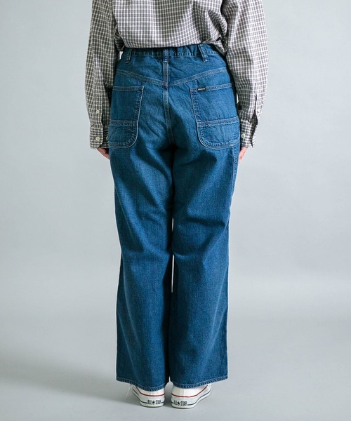 OMNIGOD womens / オムニゴッド] 8ozデニム ルーズイージーペインター