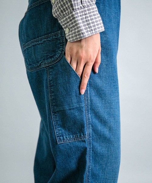 OMNIGOD（オムニゴッド）の「[OMNIGOD womens / オムニゴッド] 8ozデニム ルーズイージーペインターパンツ（デニムパンツ・レディース・インディゴブルー・1/0）」の21枚目の写真