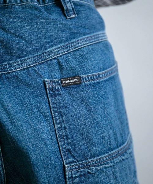 OMNIGOD（オムニゴッド）の「[OMNIGOD womens / オムニゴッド] 8ozデニム ルーズイージーペインターパンツ（デニムパンツ・レディース・インディゴブルー・1/0）」の10枚目の写真