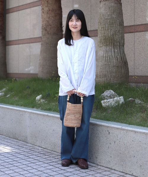 OMNIGOD（オムニゴッド）の「[OMNIGOD womens / オムニゴッド] 8ozデニム ルーズイージーペインターパンツ（デニムパンツ・レディース・インディゴブルー・1/0）」の9枚目の写真