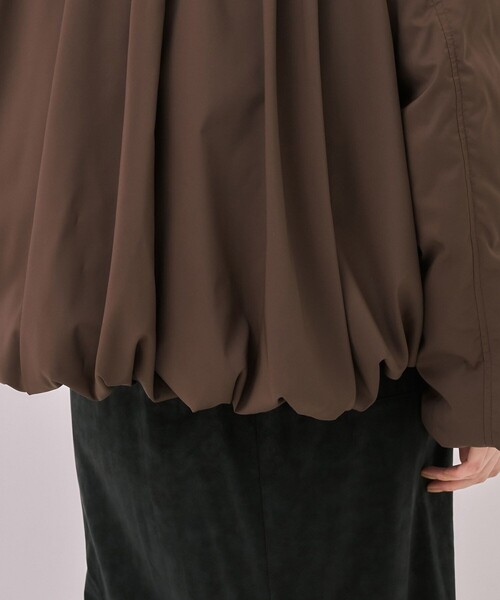 UNITED TOKYO（ユナイテッドトウキョウ）の「【残りわずか！】バルーンダウンジャケット｜軽量/撥水/UVカット/ストレッチ/通勤/オフィスカジュアル/防寒/冬服（ダウンジャケット/コート・レディース・ブラック/ブラウン・1/2）」の11枚目の写真