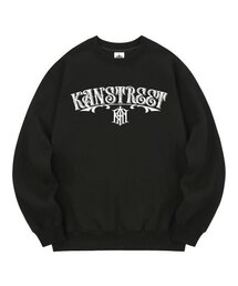 KMB0200 アトレタリング 裏起毛 スウェット ブラック