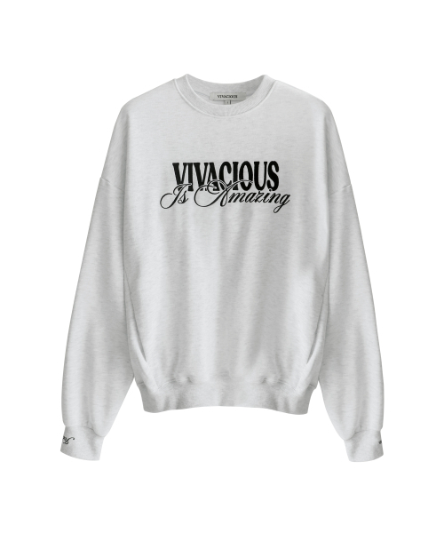 Vivacious(ビバシャス)の「VV Amazing Sweatshirt - 6COL(スウェット・レディース・ブラック/ホワイト/アイボリー/グリーン/ネイビー/グレー・SMALL/MEDIUM)」の19枚目の写真