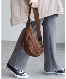 reca（レカ）の「コーデュロイボディバッグ（ボディバッグ/ウエストポーチ・レディース）」