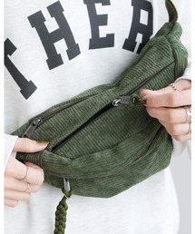 reca（レカ）の「コーデュロイボディバッグ（ボディバッグ/ウエストポーチ）」