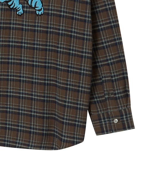Beyond Closet(-)の「ニュークラシックプレッピーカッティングチェックシャツブラウン(シャツ/ブラウス・メンズ・その他・MEDIUM/LARGE)」の6枚目の写真