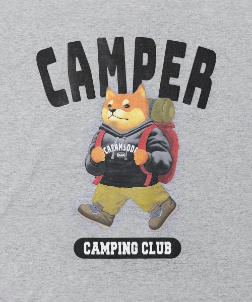 CREAM SODA LAB(クリームソーダラボ)の「キャンピングクラブ 半袖Tシャツ グレー(Tシャツ/カットソー・メンズ・その他・XX-LARGE/X-LARGE/MEDIUM/LARGE)」の6枚目の写真