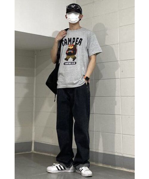 CREAM SODA LAB(クリームソーダラボ)の「キャンピングクラブ 半袖Tシャツ グレー(Tシャツ/カットソー・メンズ・その他・XX-LARGE/X-LARGE/MEDIUM/LARGE)」の8枚目の写真