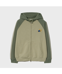 ヨガベアラグランフードジップアップ_グレージュ