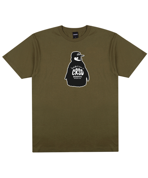 CREAM SODA LAB(クリームソーダラボ)の「ペンギンロゴオリーブ半袖Tシャツ(Tシャツ/カットソー・レディース・その他・LARGE/MEDIUM/X-LARGE/XX-LARGE)」の1枚目の写真