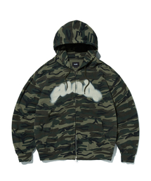 suade（スエード）の「FIRE SUADE HOOD ZIP UP [CAMO]（パーカー）」