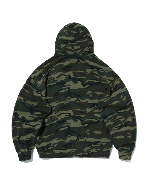 suade（スエード）の「FIRE SUADE HOOD ZIP UP [CAMO]（パーカー・レディース・その他・MEDIUM/LARGE/X-LARGE）」の2枚目の写真