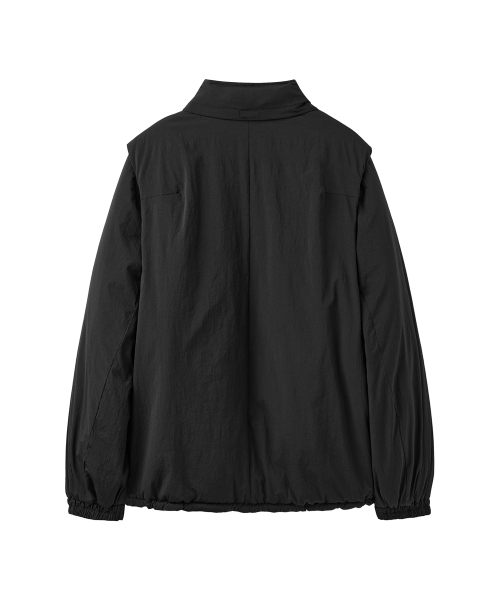 AREUBAN（アルバン）の「ユーティリティパディッドベストジャケット_ブラック（ダウンジャケット/コート・メンズ・ブラック・2/3）」の2枚目の写真