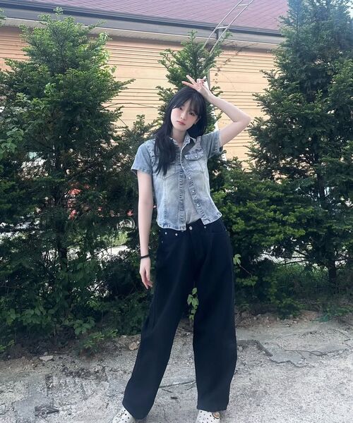 DECET WOMEN(デケット ウーマン)の「ウエスタンスリムデニムショートシャツ DCWSH002LBlueA(シャツ/ブラウス・レディース・その他・SMALL/MEDIUM)」の15枚目の写真