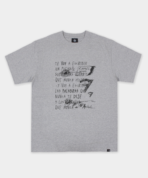 CAMEL WORK(キャメルワーク)の「2人77半袖Tシャツ(グレー)(Tシャツ/カットソー・メンズ・その他・MEDIUM/LARGE/X-LARGE)」の2枚目の写真