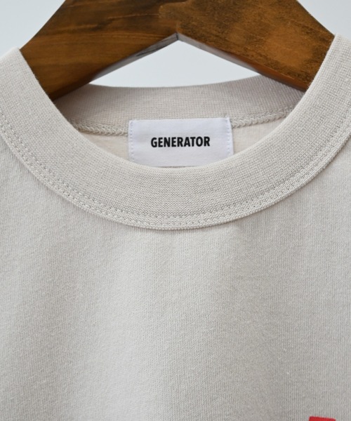 GENERATOR(ジェネレーター)の「GENERATOR/ジェネレーター Mistake Tシャツ(Tシャツ/カットソー・レディース・ベージュ系その他/チャコールグレー/ホワイト・F)」の4枚目の写真
