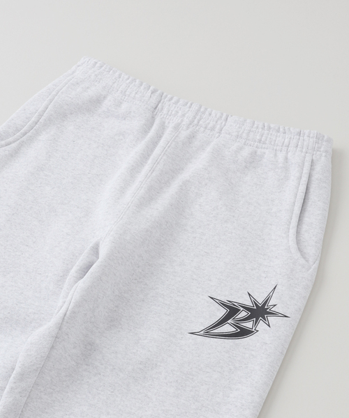 BOTT（ボット）の「BoTT / ボット B Logo Sweatpant（スウェットパンツ・メンズ・ライトグレー・LARGE/MEDIUM）」の6枚目の写真