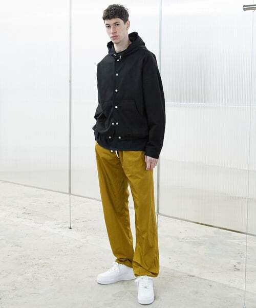 OW028 nylon Jogger pants (yellow)