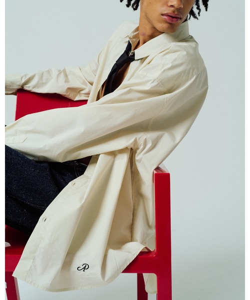 ADAM PATEK(アダムパテック)の「【ADAMPATEK/アダムパテック】James Fabric typewriter shirt タイプライターシャツ(シャツ/ブラウス・メンズ・ベージュ/ブラック/ホワイト・1/2)」の19枚目の写真