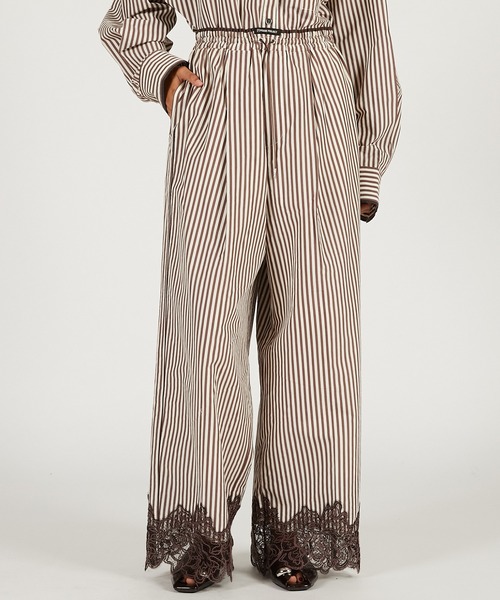 PRANK PROJECT（プランクプロジェクト）の「【2026Spring Pre-Order】コットンキュプラパジャマパンツ / Cotton Cupro Pajama Pants（その他パンツ・レディース・ダークブラック/ブラック/ブラウン・36/38）」の3枚目の写真