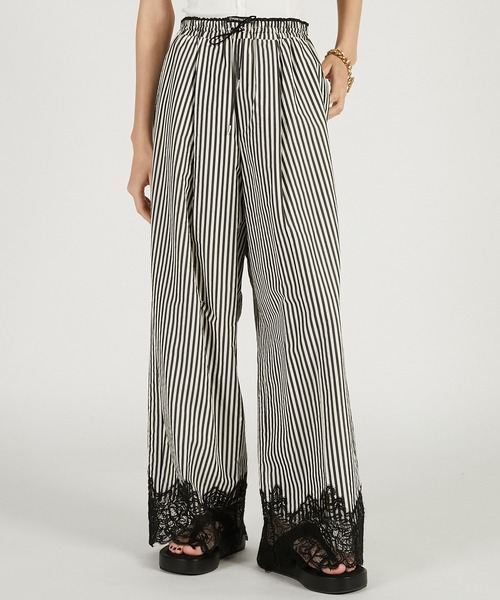 PRANK PROJECT（プランクプロジェクト）の「【2026Spring Pre-Order】コットンキュプラパジャマパンツ / Cotton Cupro Pajama Pants（その他パンツ・レディース・ダークブラック/ブラック/ブラウン・36/38）」の2枚目の写真