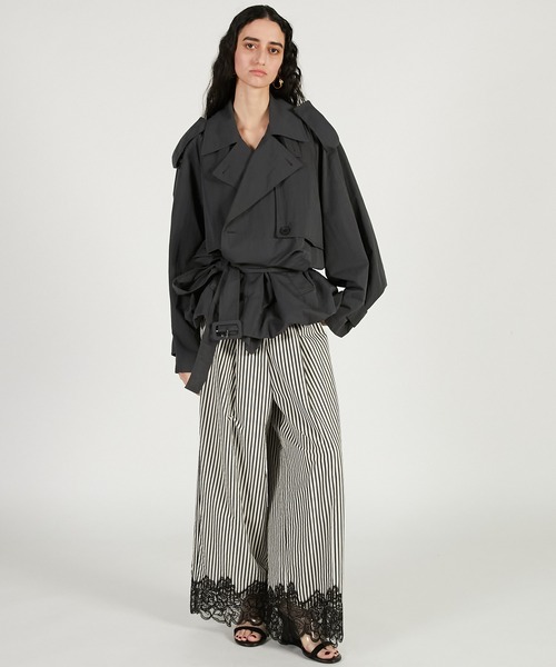 PRANK PROJECT（プランクプロジェクト）の「【2026Spring Pre-Order】コットンキュプラパジャマパンツ / Cotton Cupro Pajama Pants（その他パンツ・レディース・ダークブラック/ブラック/ブラウン・36/38）」の18枚目の写真