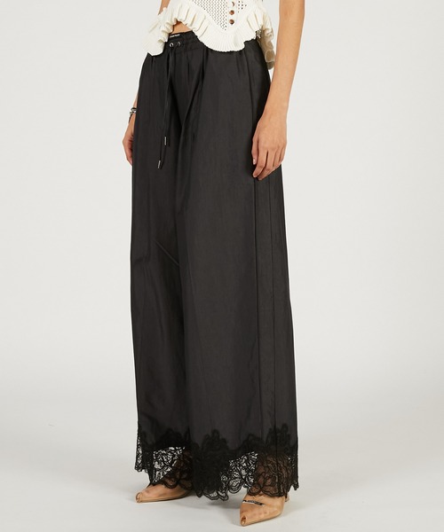 PRANK PROJECT（プランクプロジェクト）の「【2026Spring Pre-Order】コットンキュプラパジャマパンツ / Cotton Cupro Pajama Pants（その他パンツ・レディース・ダークブラック/ブラック/ブラウン・36/38）」の6枚目の写真