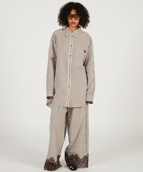 PRANK PROJECT（プランクプロジェクト）の「【2026Spring Pre-Order】コットンキュプラパジャマパンツ / Cotton Cupro Pajama Pants（その他パンツ・レディース・ダークブラック/ブラック/ブラウン・36/38）」の21枚目の写真