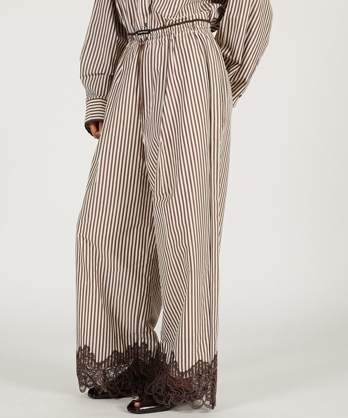 PRANK PROJECT（プランクプロジェクト）の「【2026Spring Pre-Order】コットンキュプラパジャマパンツ / Cotton Cupro Pajama Pants（その他パンツ・レディース・ダークブラック/ブラック/ブラウン・36/38）」の8枚目の写真