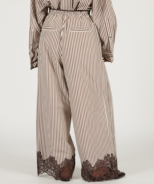 PRANK PROJECT（プランクプロジェクト）の「【2026Spring Pre-Order】コットンキュプラパジャマパンツ / Cotton Cupro Pajama Pants（その他パンツ・レディース・ダークブラック/ブラック/ブラウン・36/38）」の9枚目の写真